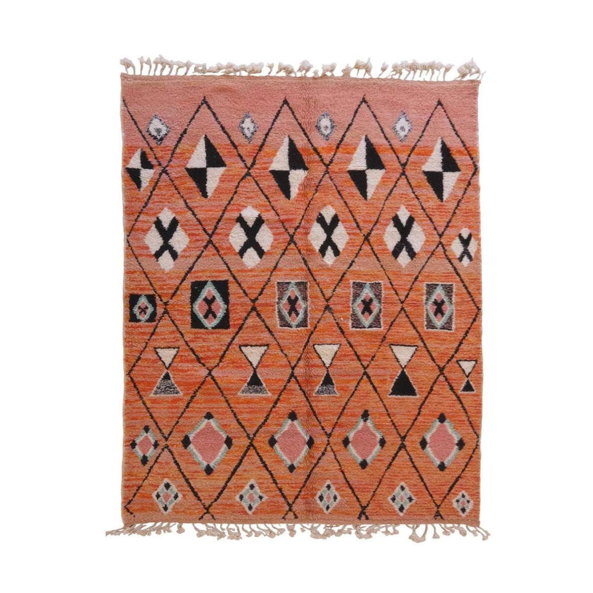 AFK Living vloerkleed Berber - handgemaakt - Wol - 120 cm x 170 cm