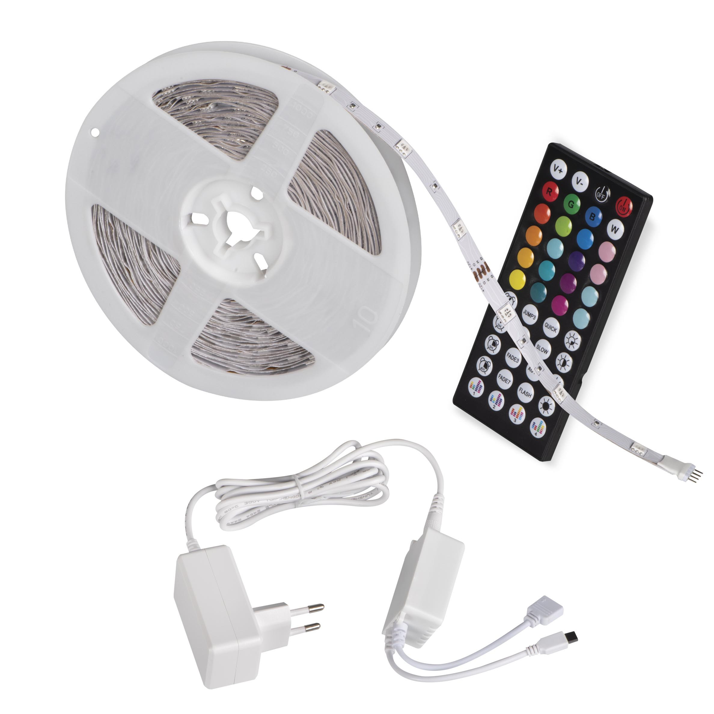 Taśma LED LL LED 10M SET RGB 66812 LightLogic Bluetooth aplikacja pilot 1