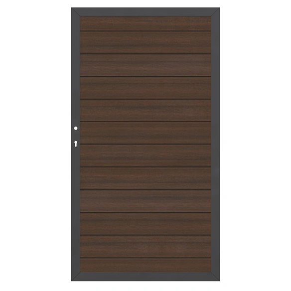 Tor »Platinum«, BxH: 98 x 180 cm, Holz-Polymer-Werkstoffe (WPC)