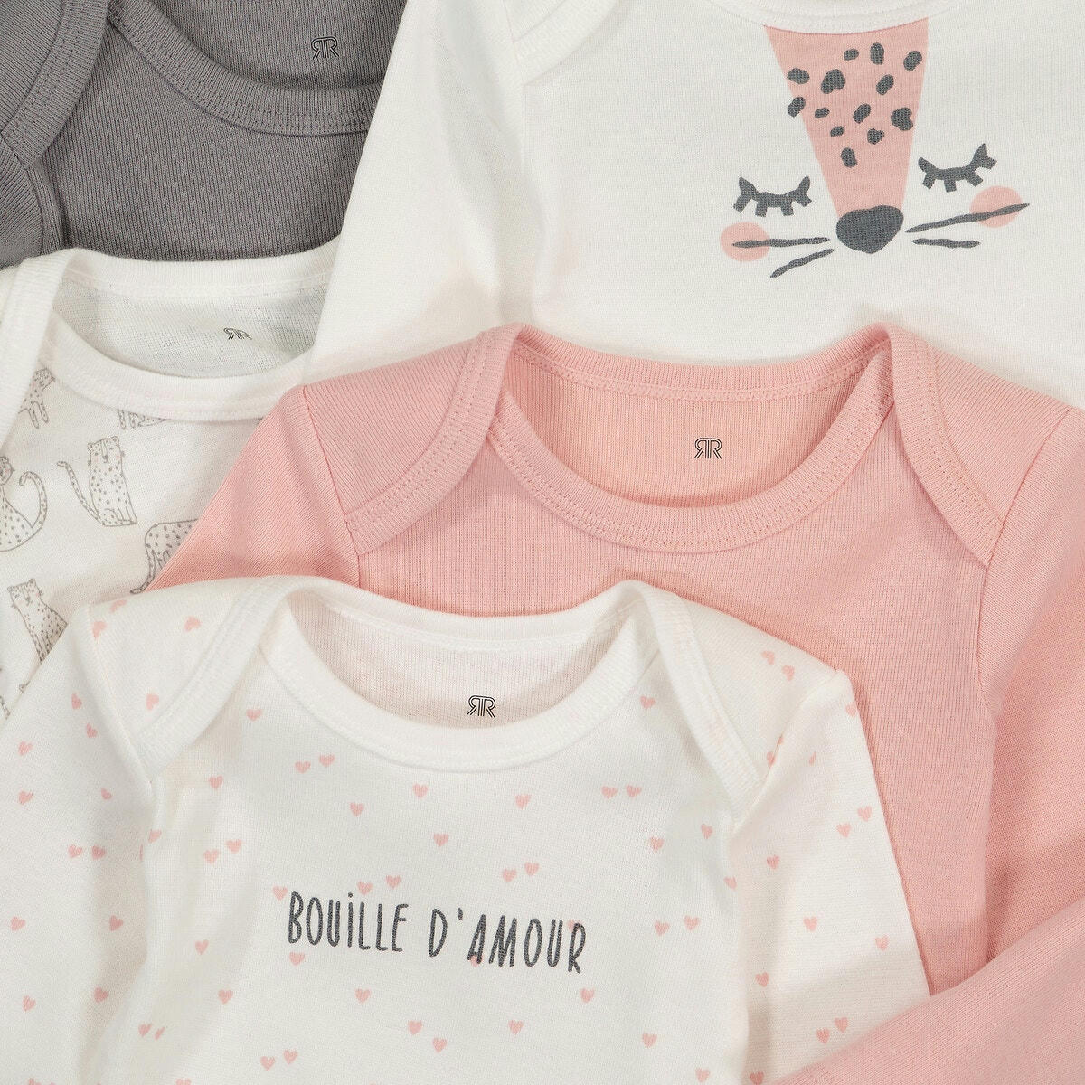 Lot de 5 bodies manches longues