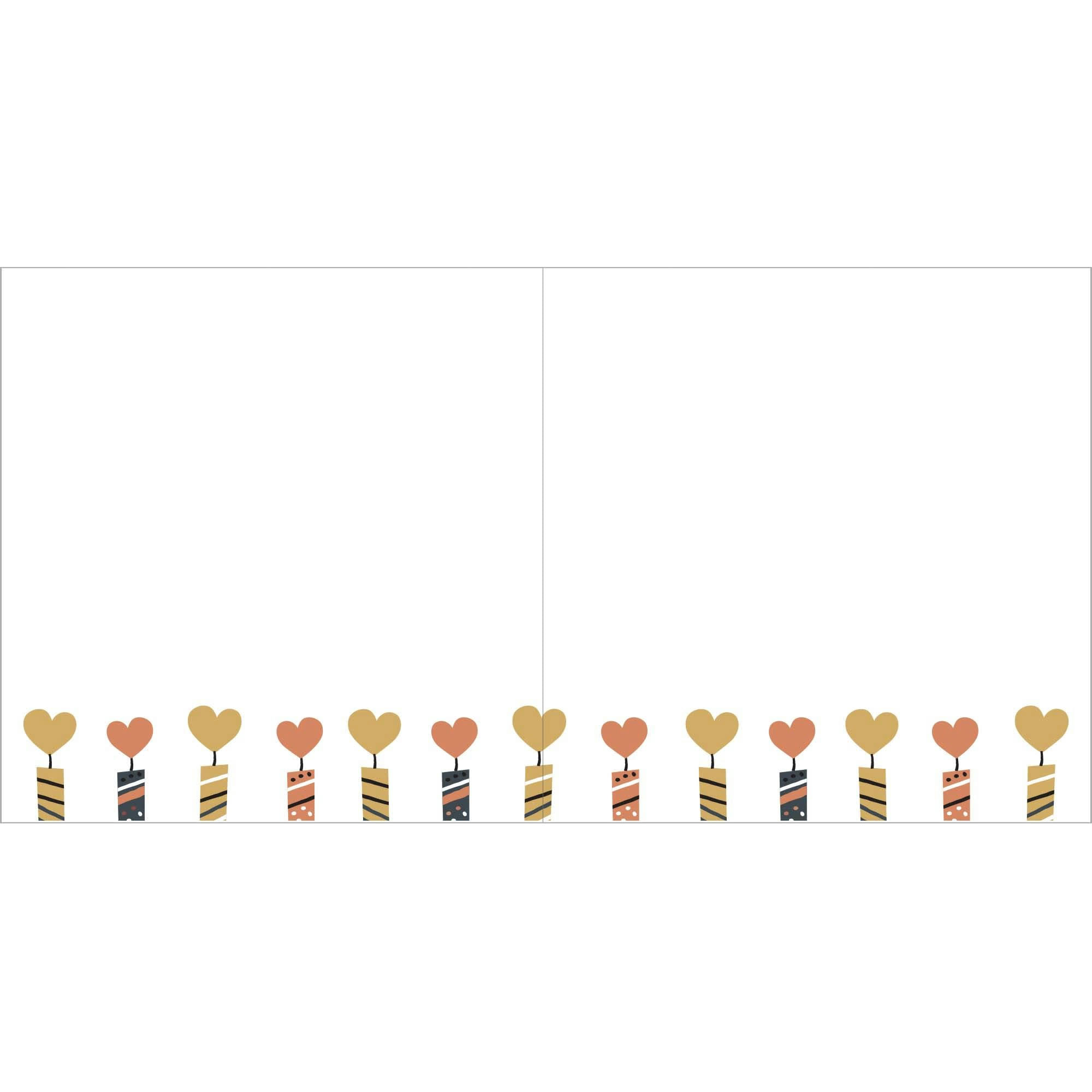 - Carte anniversaire bougies dorées