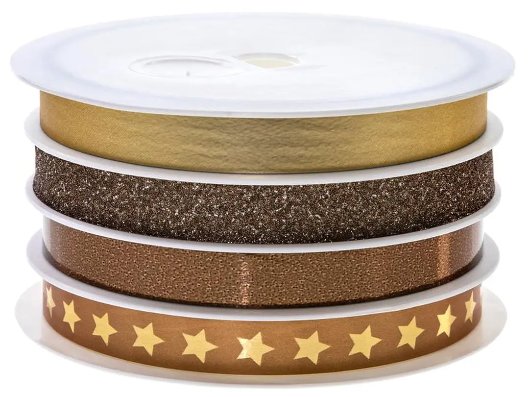 Geschenkband Glitter Star