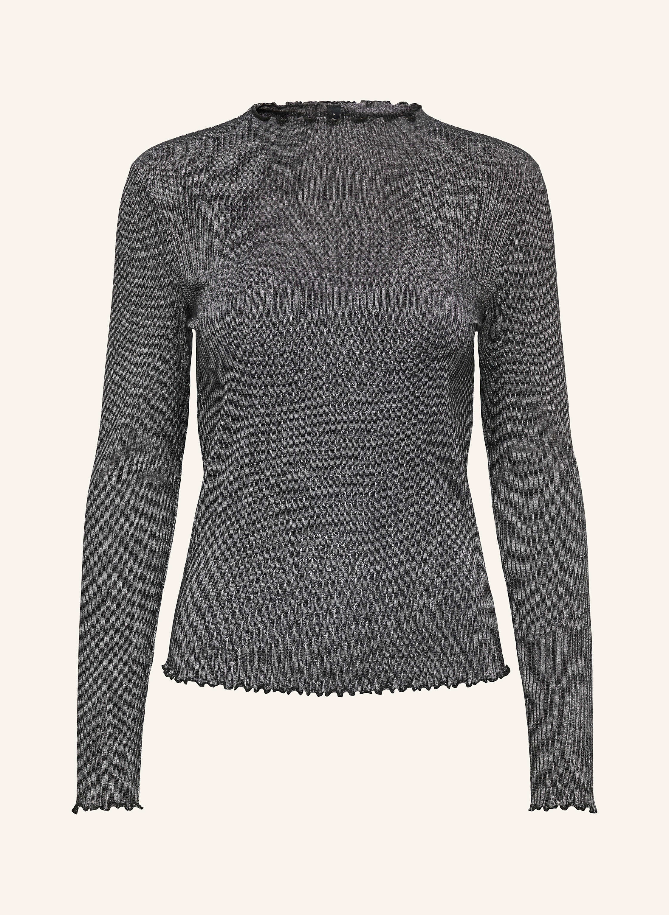 ONLY Longsleeve mit Glitzergarn