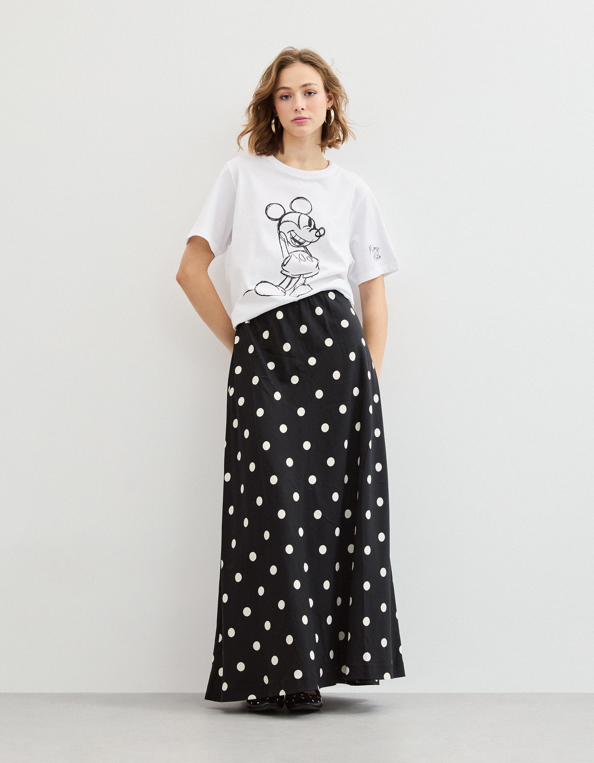 T-shirt Mickey ©Disney, Mulher, Branco