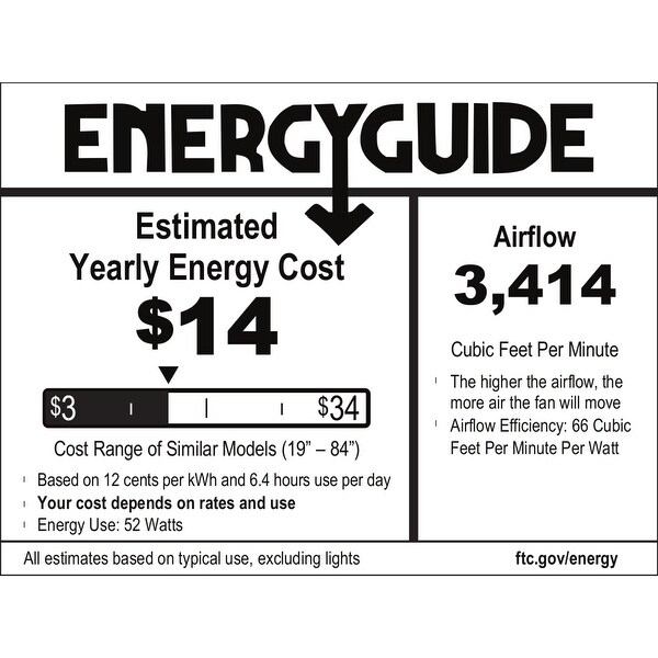 Hunter 52" Port Royale Outdoor Ceiling Fan with LED Light Kit and Handheld Remote, Damp Rated
