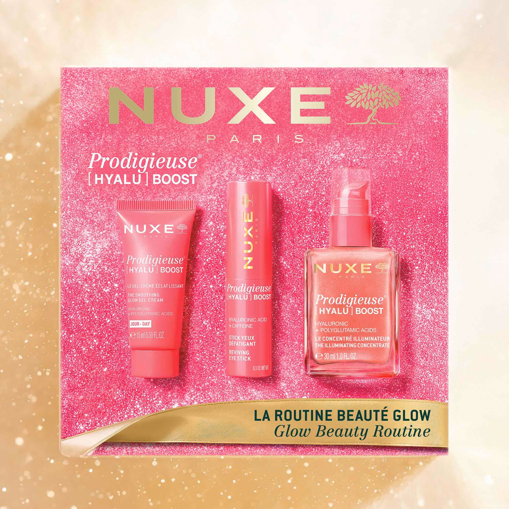 PRODIGIEUSE HYALU BOOSTCoffret noël - la routine beauté glow