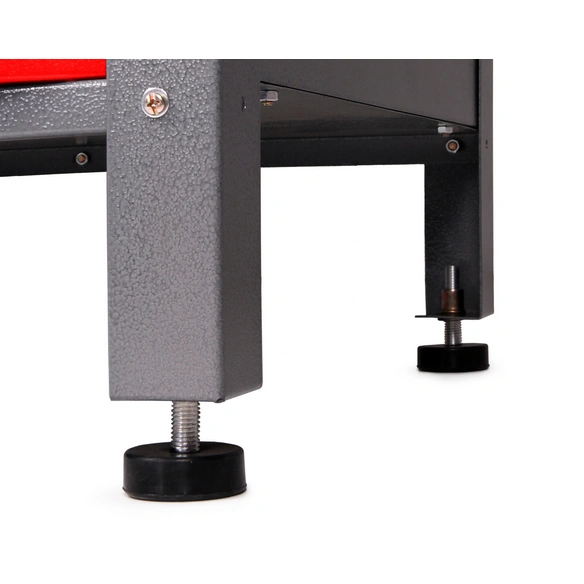 Werkbank, Klaus 240 cm Rot-Grau