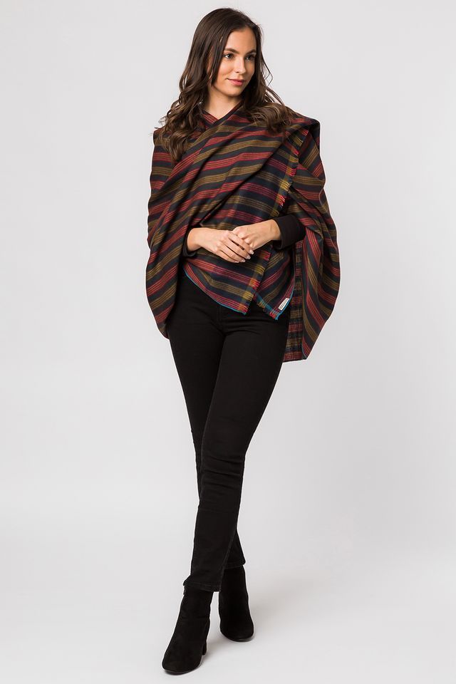Pure Luxuries London Ratio' Cashmere & Merino Wool Throw