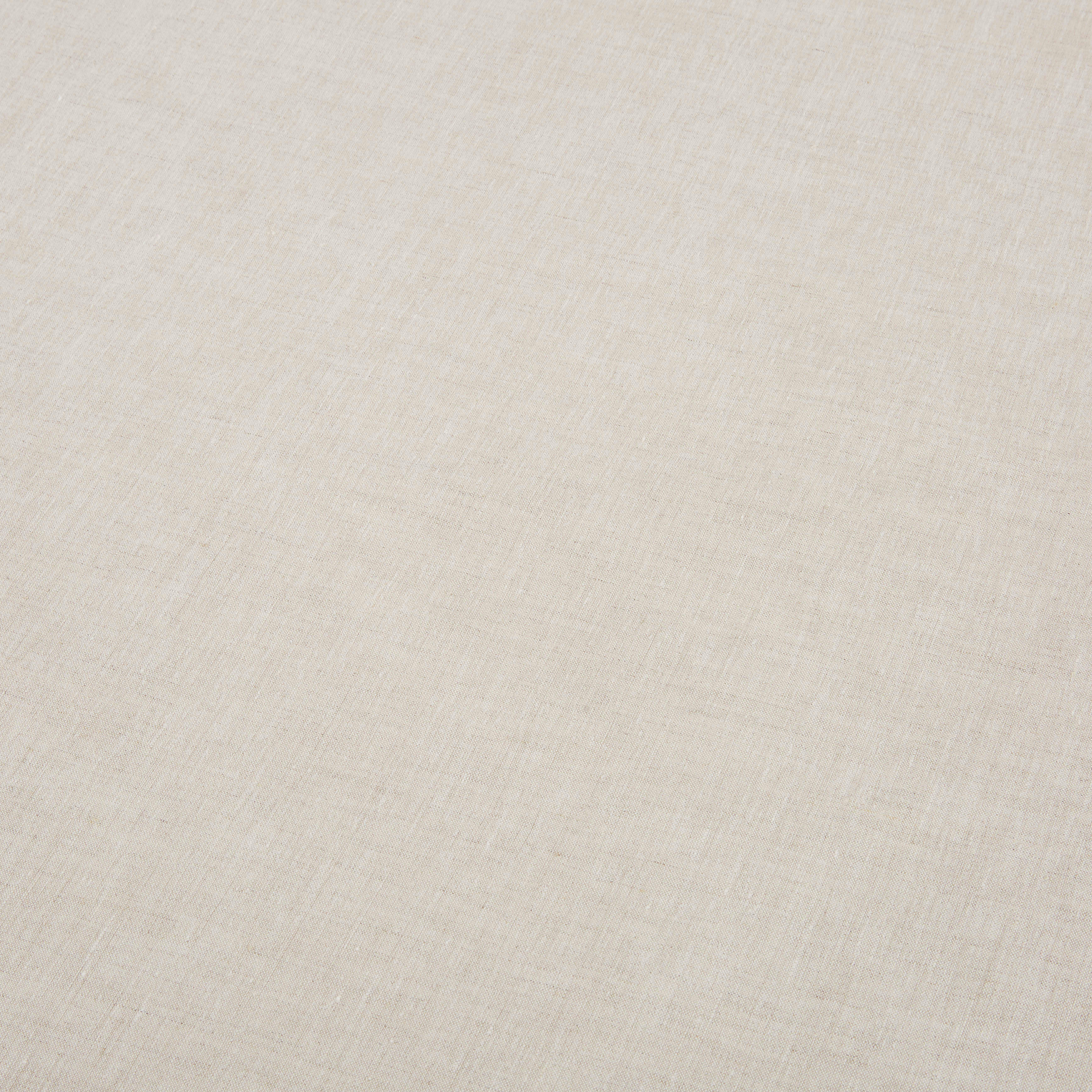 - Parure de lit en lin lavé beige 220x240