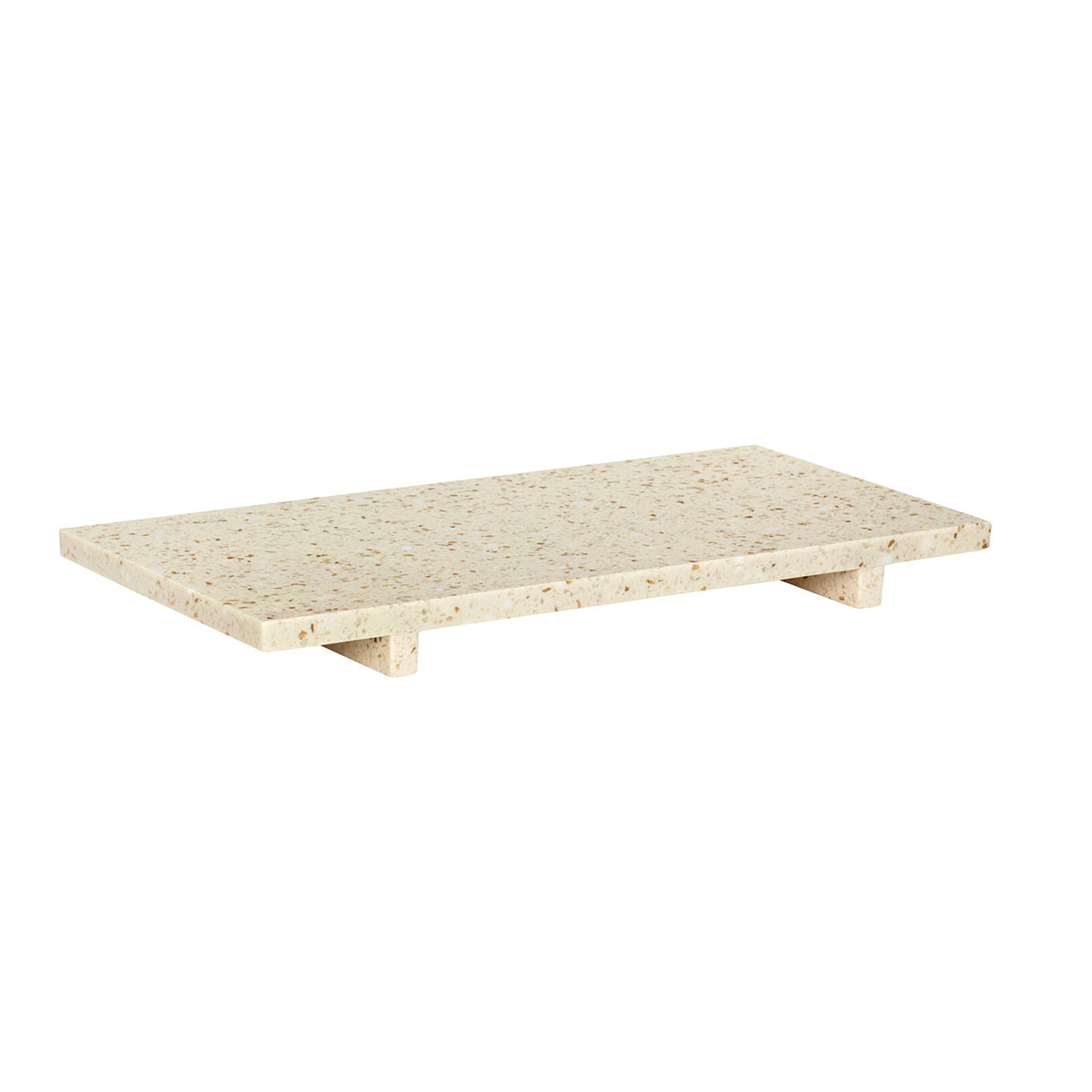 Hübsch dienblad Stone - terrazzo - 40x20cm