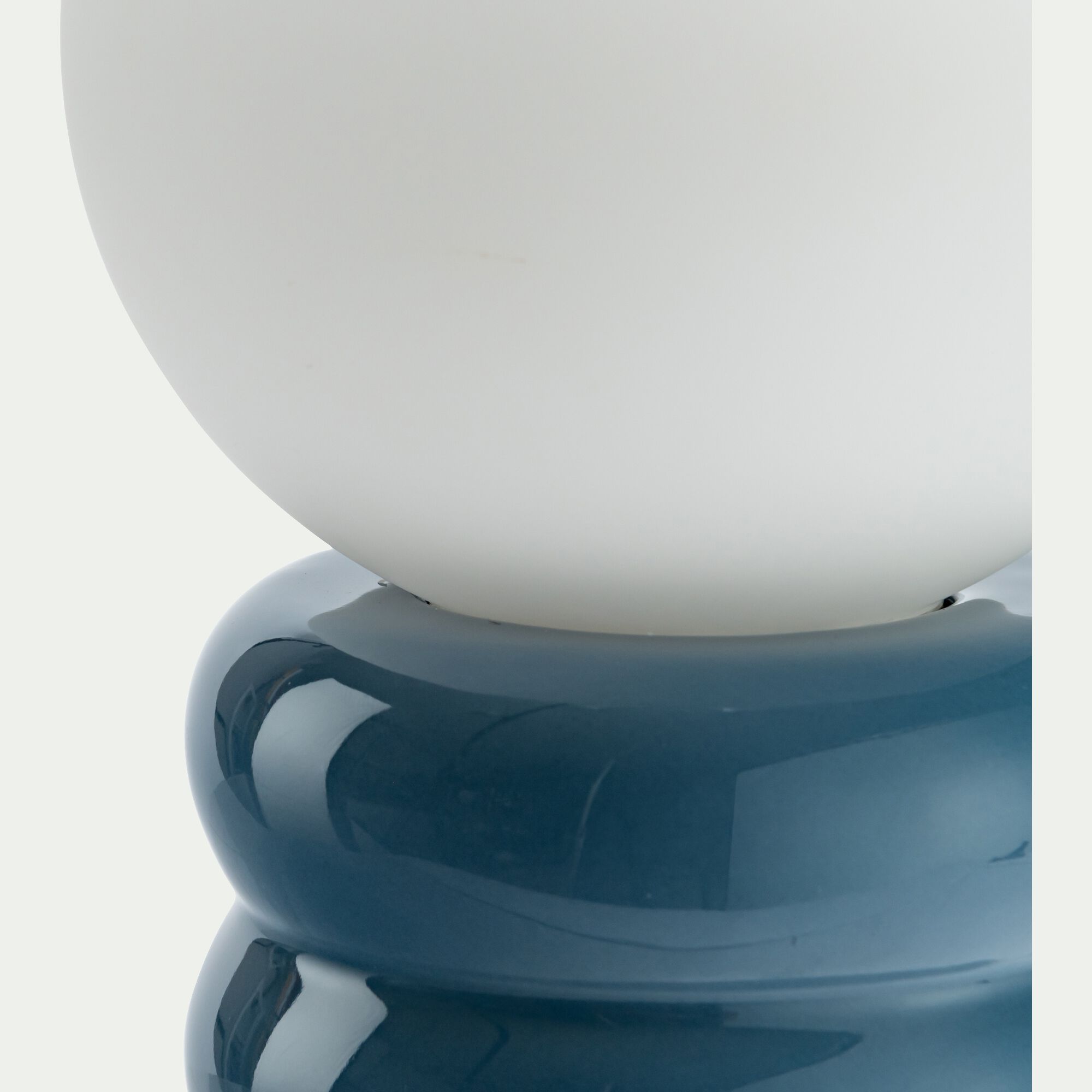 URANIA - Lampe à poser en céramique - bleu