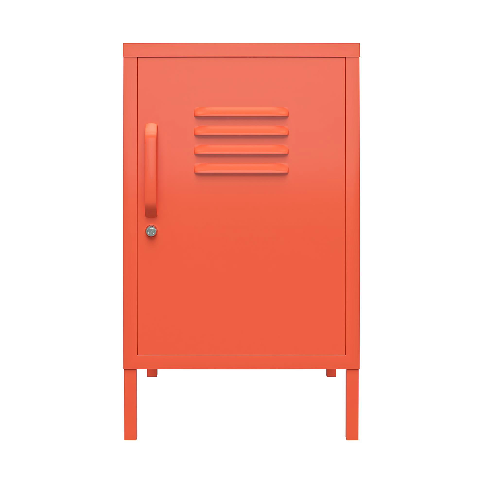 CACHE - Table d'appoint revêtement en poudre en métal orange