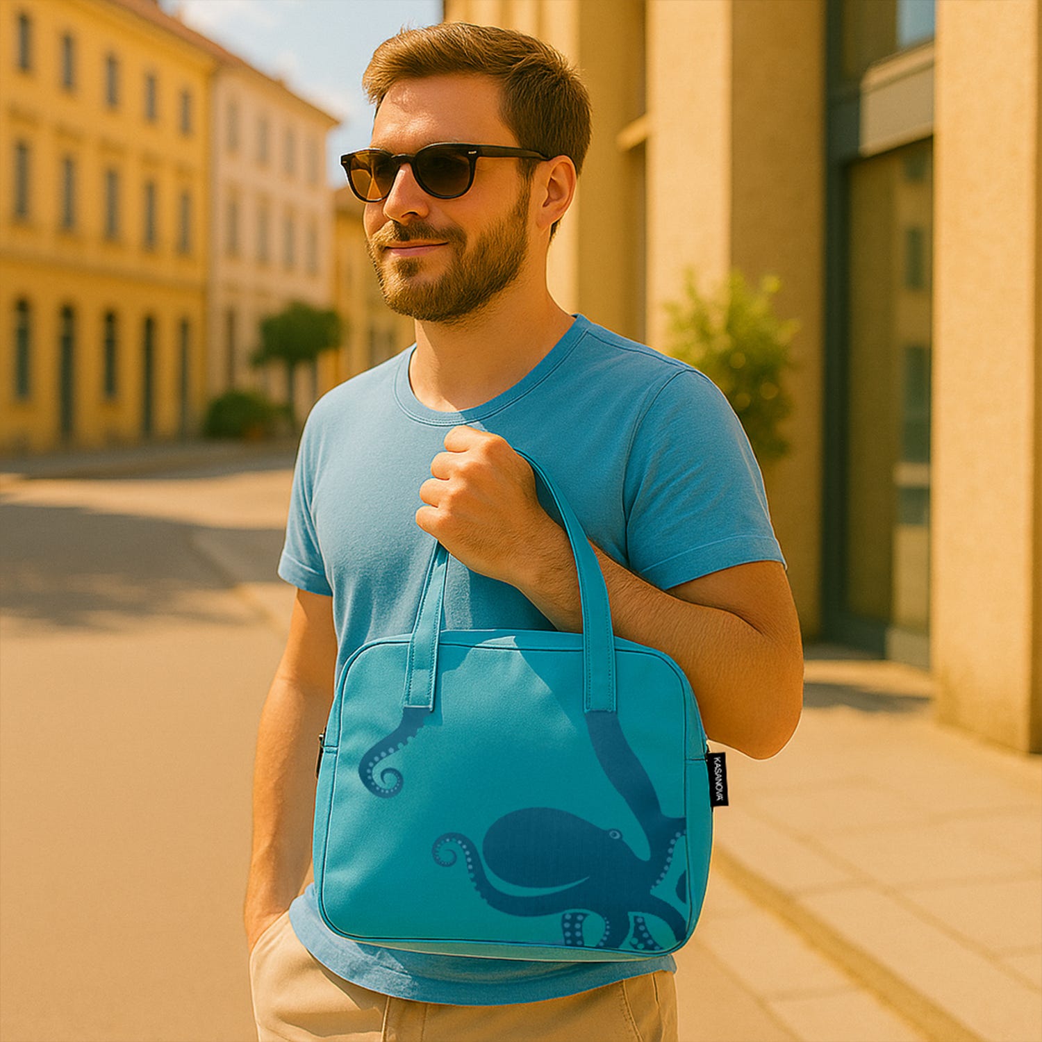 Borsa termica porta pranzo piovra 6,5 L Cooler