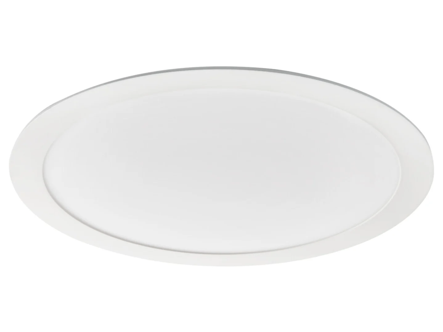 Lampa sufitowa wpuszczana Rounda LED aluminiowa biała
