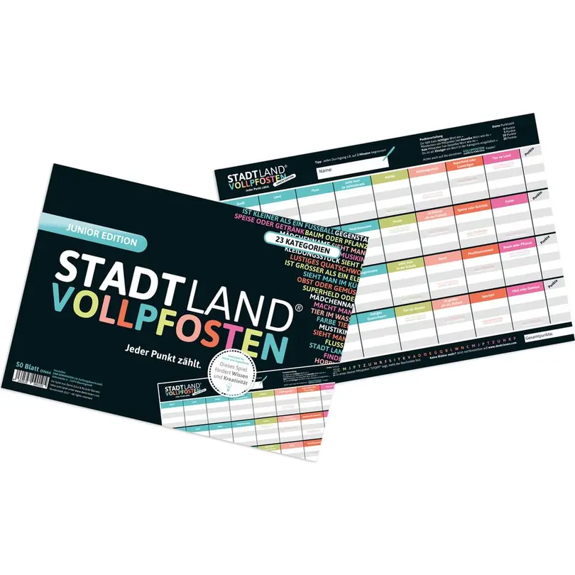 Brettspiel Stadt Land Vollpfosten
