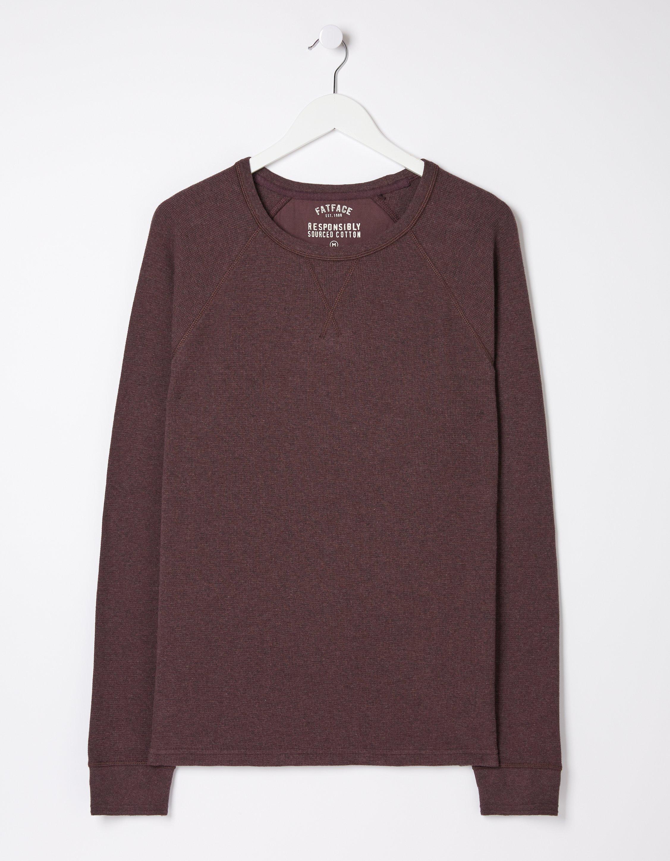 Long Sleeve Waffle Crew