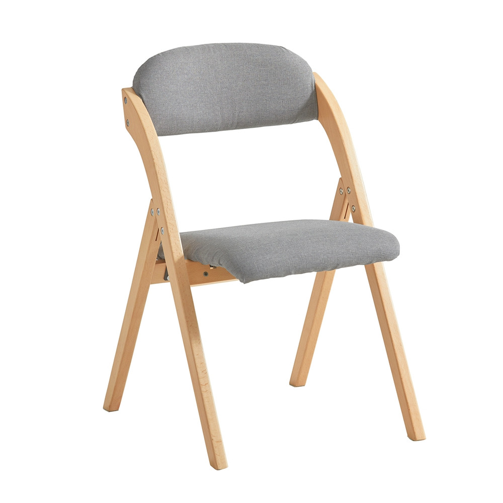 SoBuy Krzesło składane Jasnoszary 54x47x81cm FST92-N