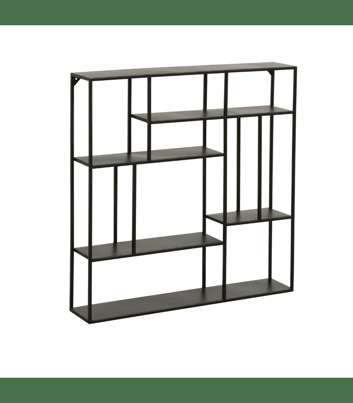 BOMA - Etagere murale 5 Niveaux en métal noir