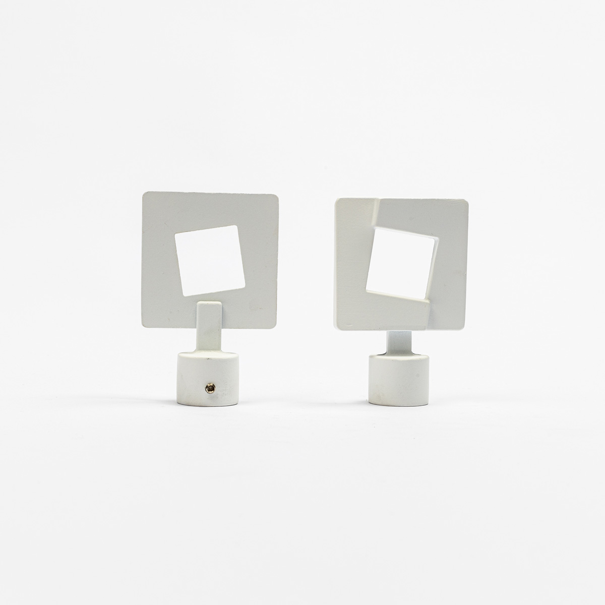 Conjunto de 2 terminais UPPER branco mate