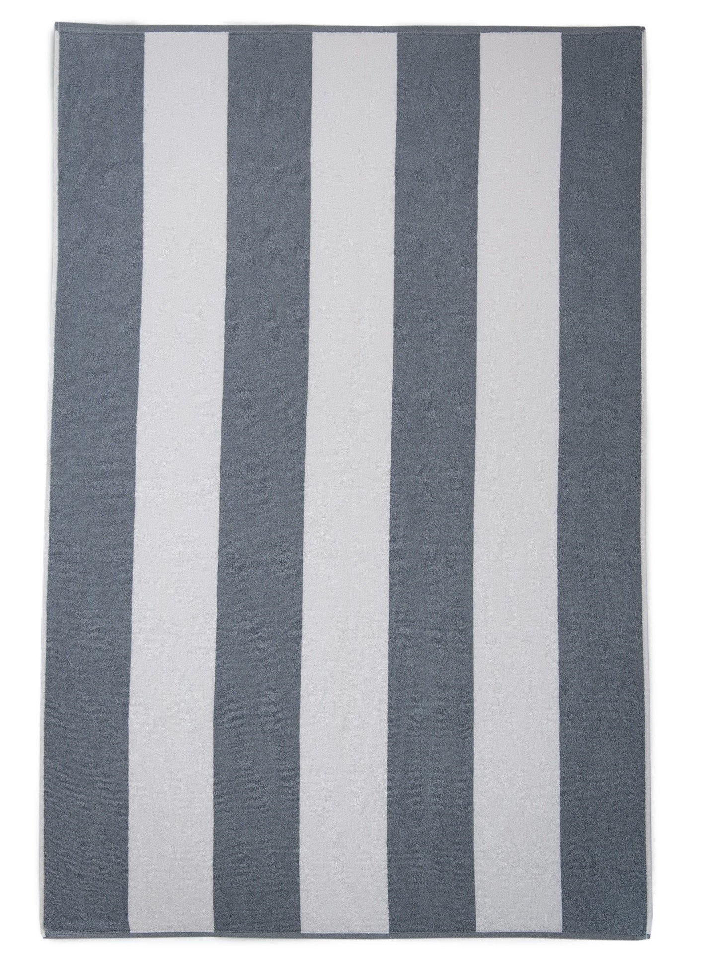 Ręcznik plażowy 100x160 Neon szary szerokie pasy 380 g/m2 Zwoltex
