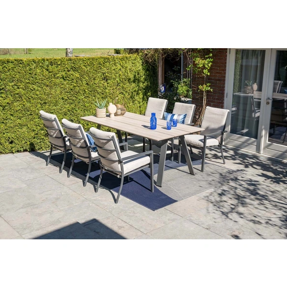 Gartentisch, »Nevada«, LxBxH: 240x100x75 cm, carbon black