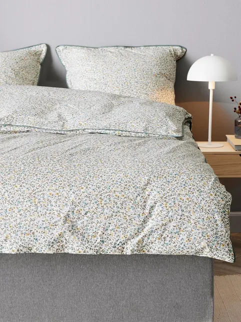 Sengetøj EMILY percale 200x220 blå