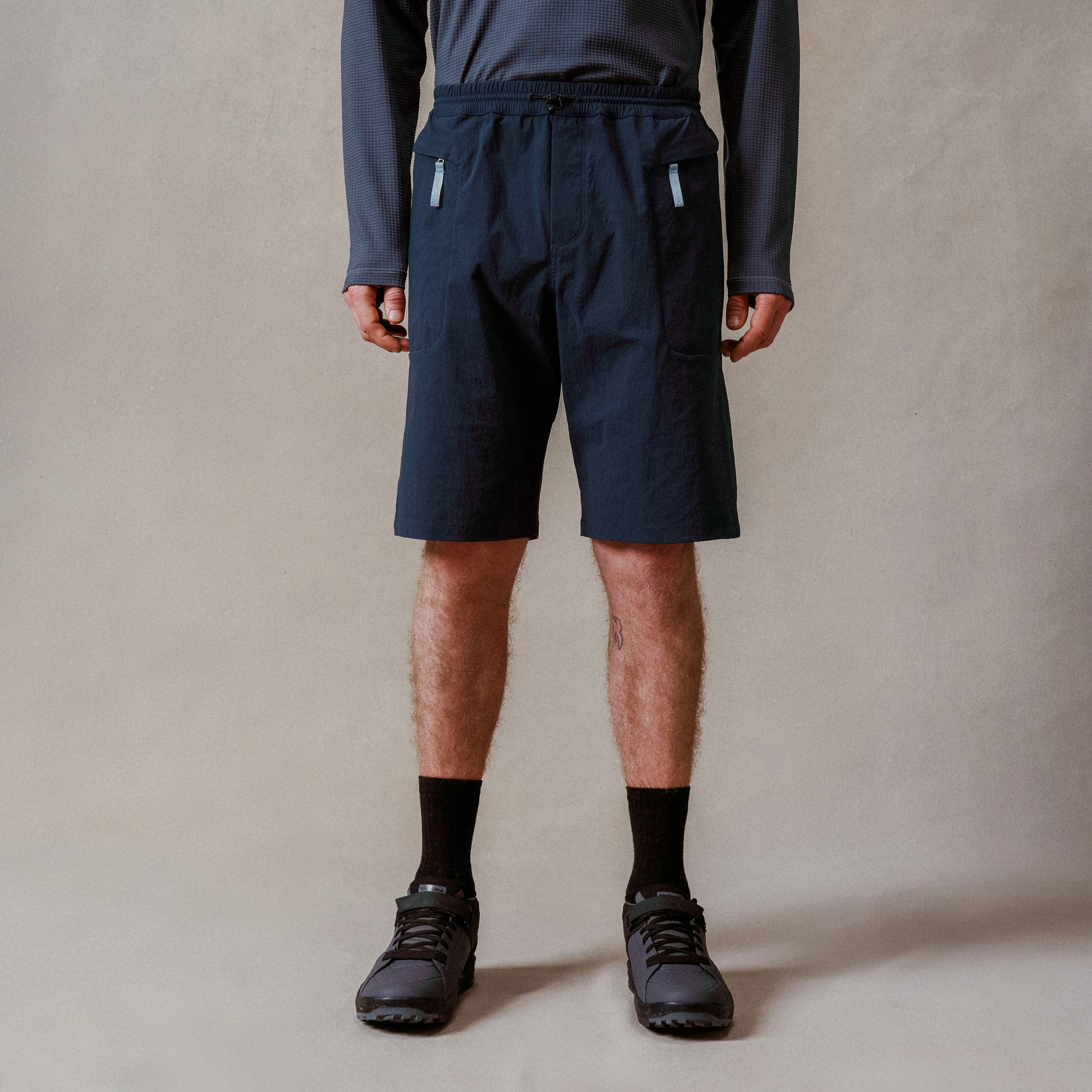 Unisex Corner Shorts With Liner - Blueberry
