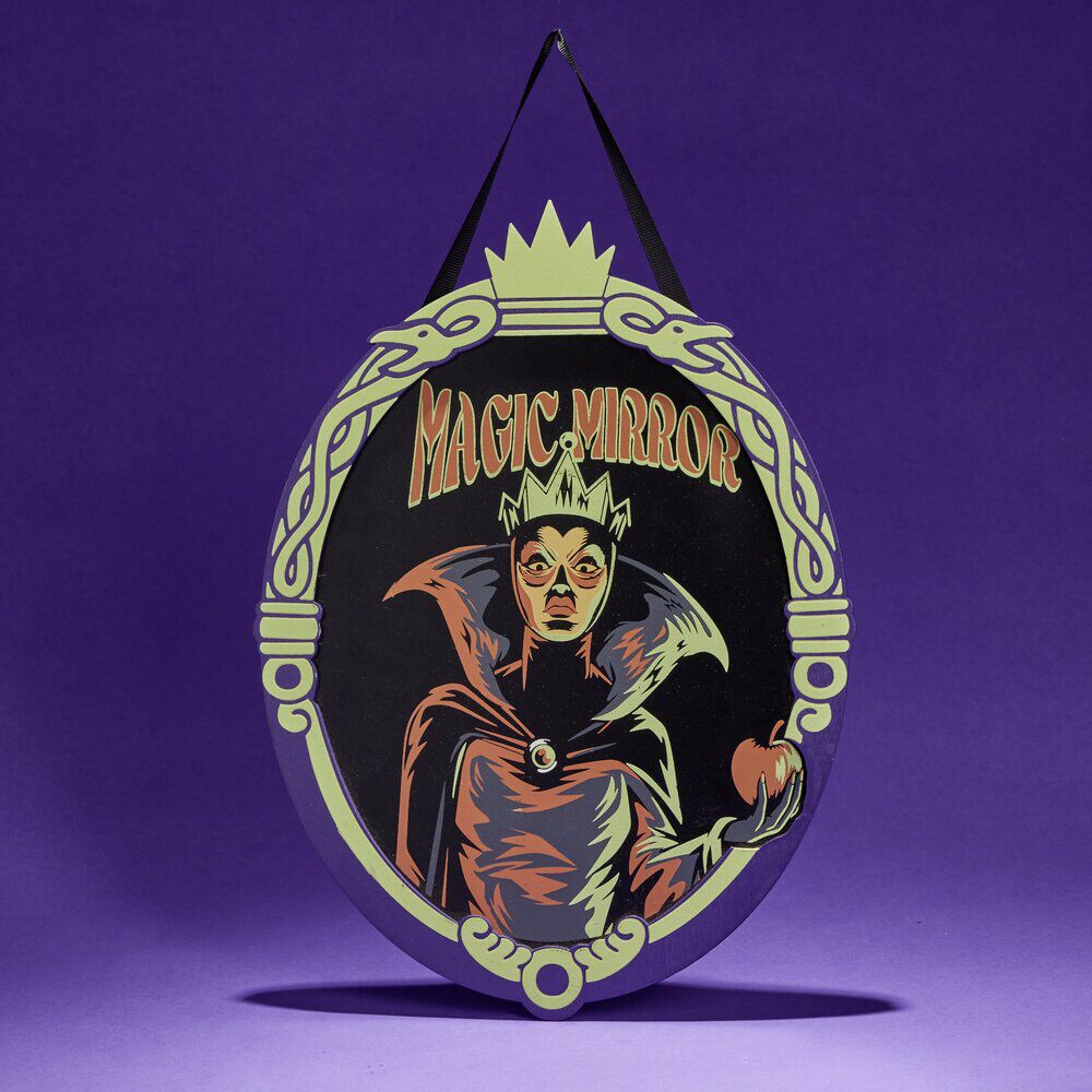 Décoration à suspendre Disney Maléfique miroir magique 23,5xh22cm