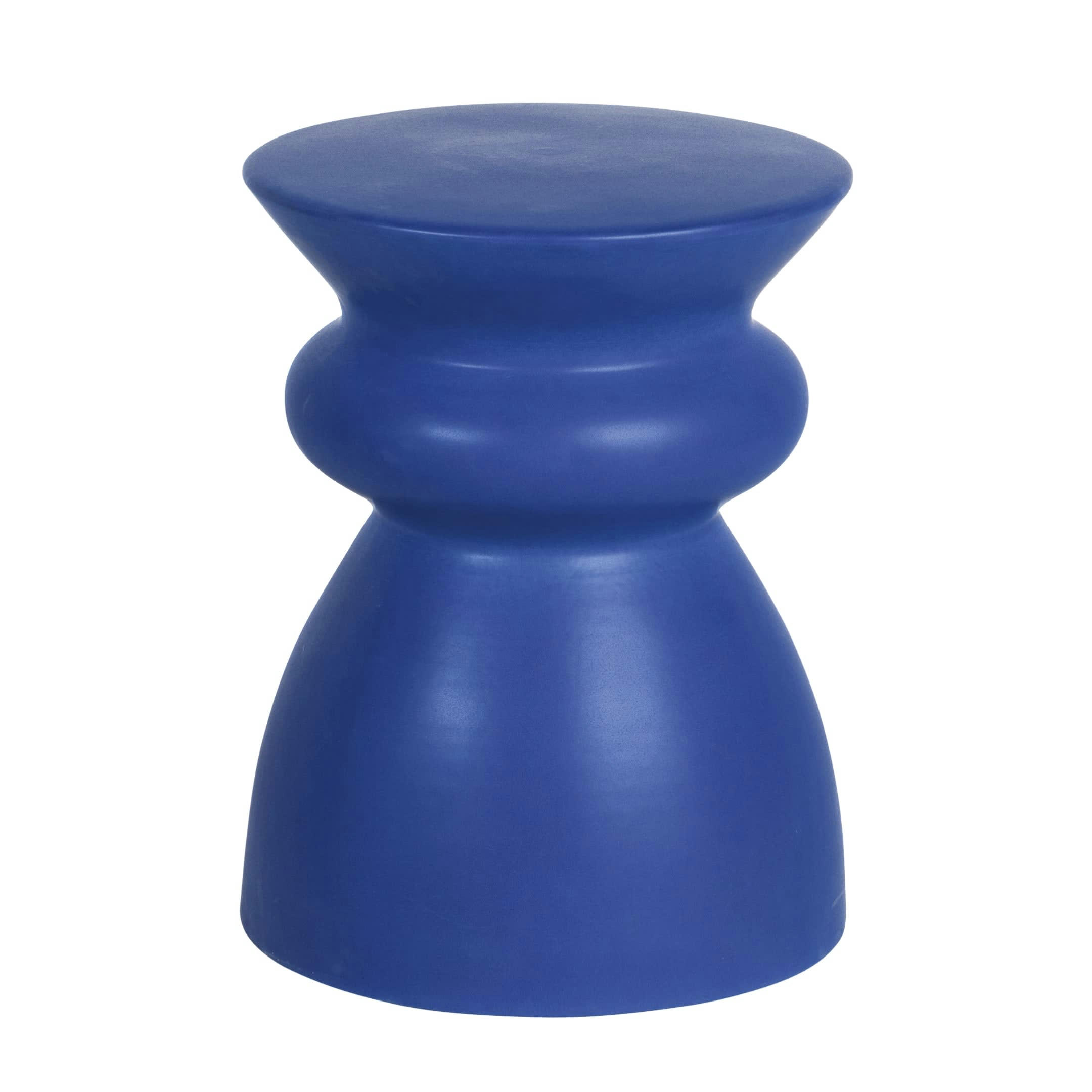 ELTON - Bout de canapé en grès bleu