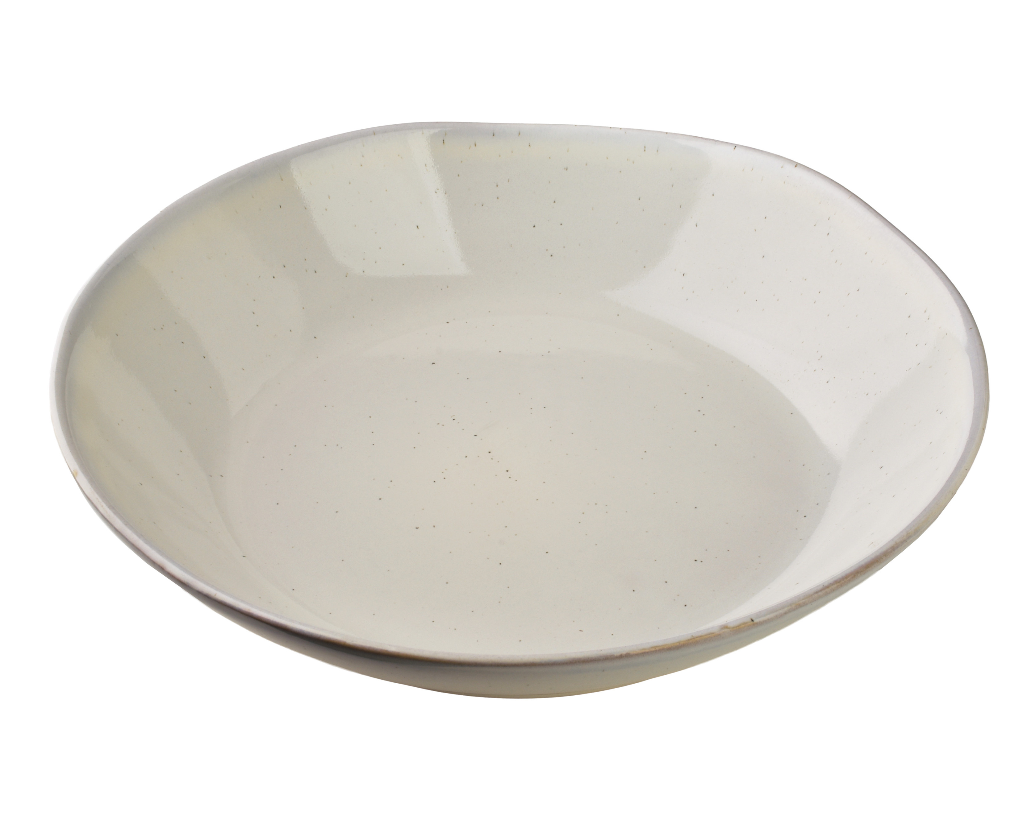 BASIC NATURE Miska 28x28x6cm duża kremowa 1,3L