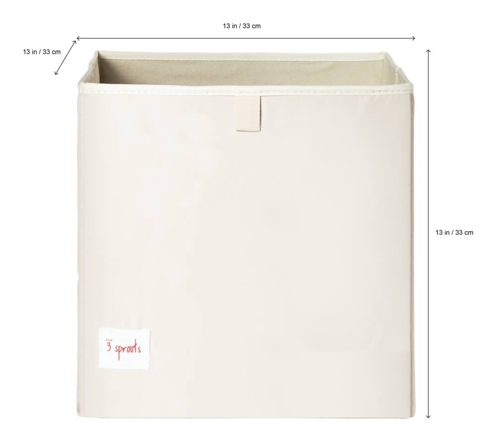 3 Sprouts Fabric Peacock Cube Kids' Storage Bin