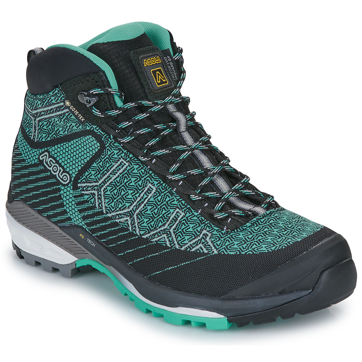 Asolo - FALCON EVO JAQUARD - Turquoise / Black