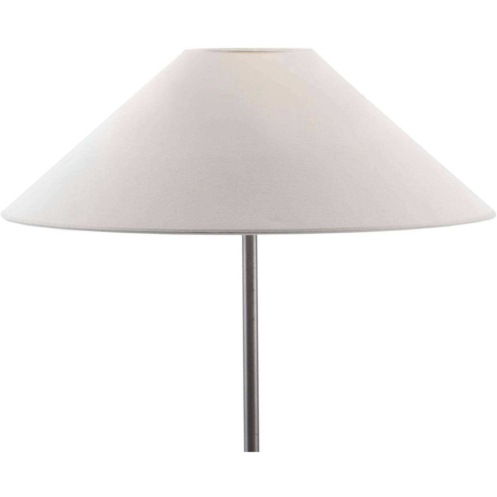 ONCINS - Abat-jour Coton Blanc 50x13x25 cm