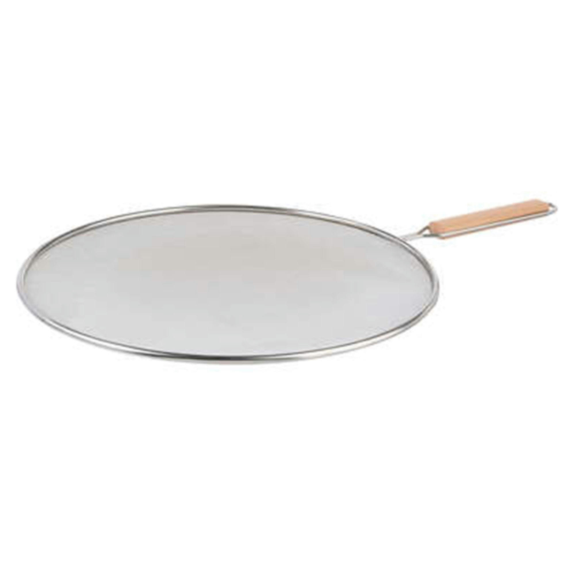 - Couvercle anti-projection manche bois - diamètre 29cm