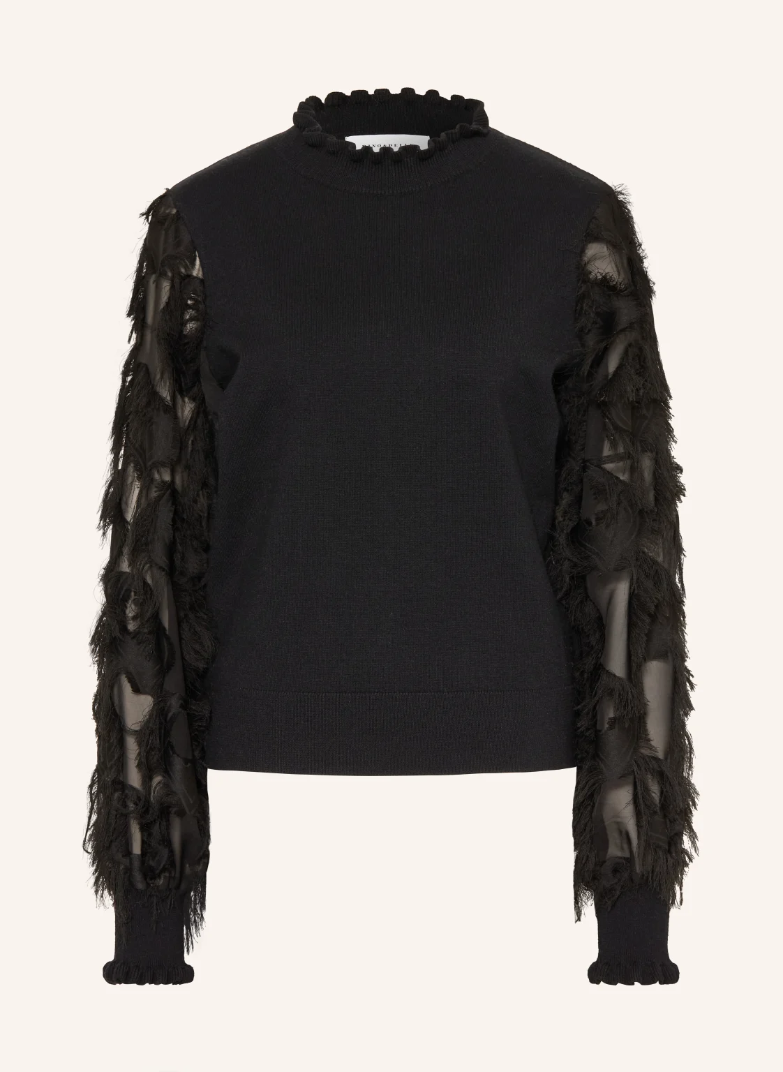 RINO & PELLE Pullover JANIQUE im Materialmix