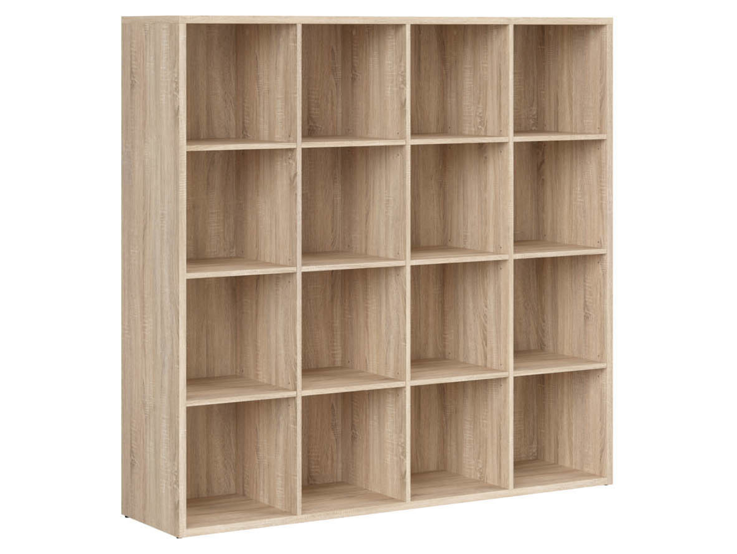Regał Nepo Plus 151 cm z 16 półkami dąb sonoma