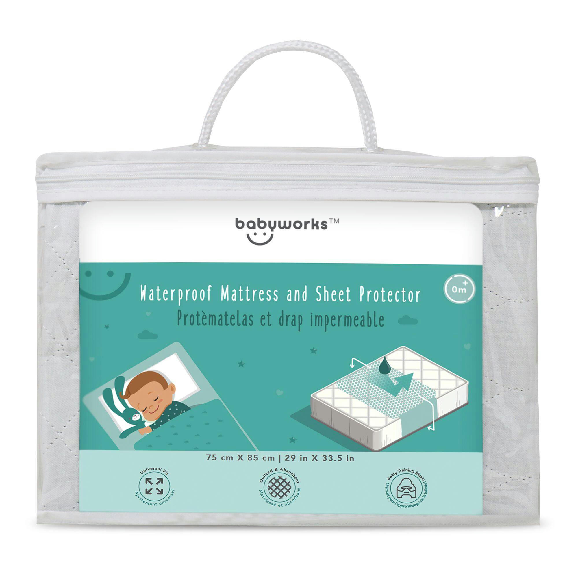 babyworks™ Waterproof Mattress Sheet Protector