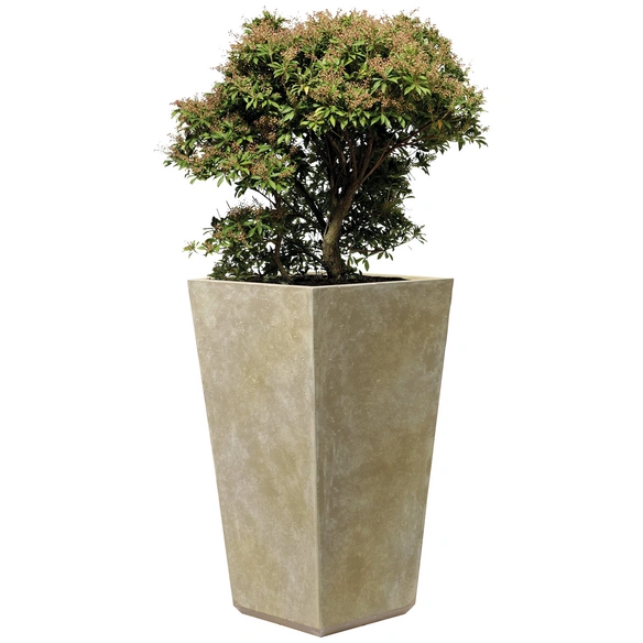 Pflanzgefäß »Glendon«, beige, Fiberglas