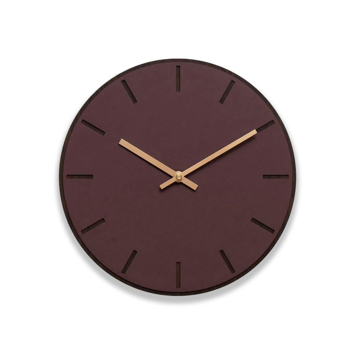 - Horloge murale en linoléum rouge D28cm