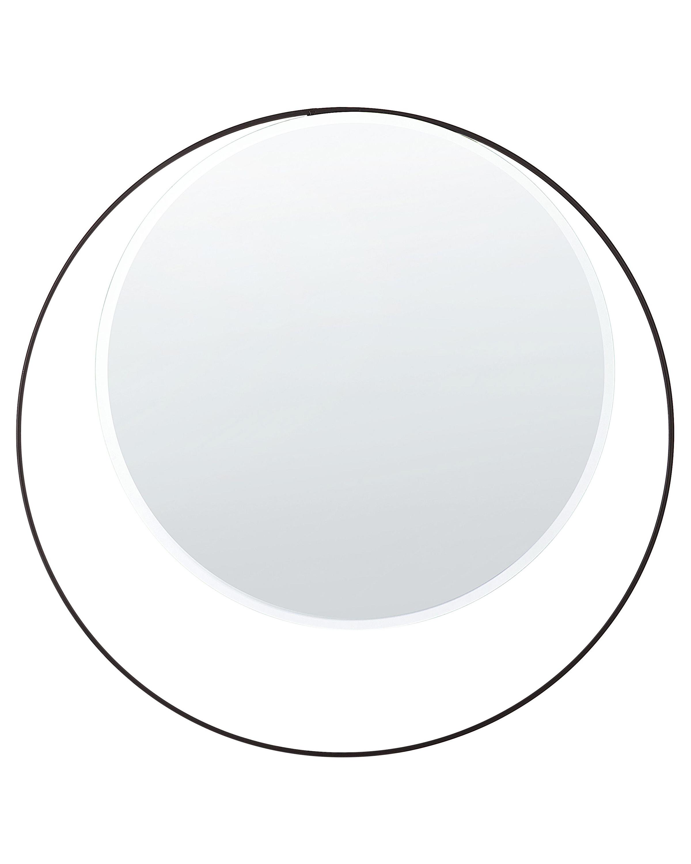 Wall Mirror AGDE 50 cm 50 cm Metal Black