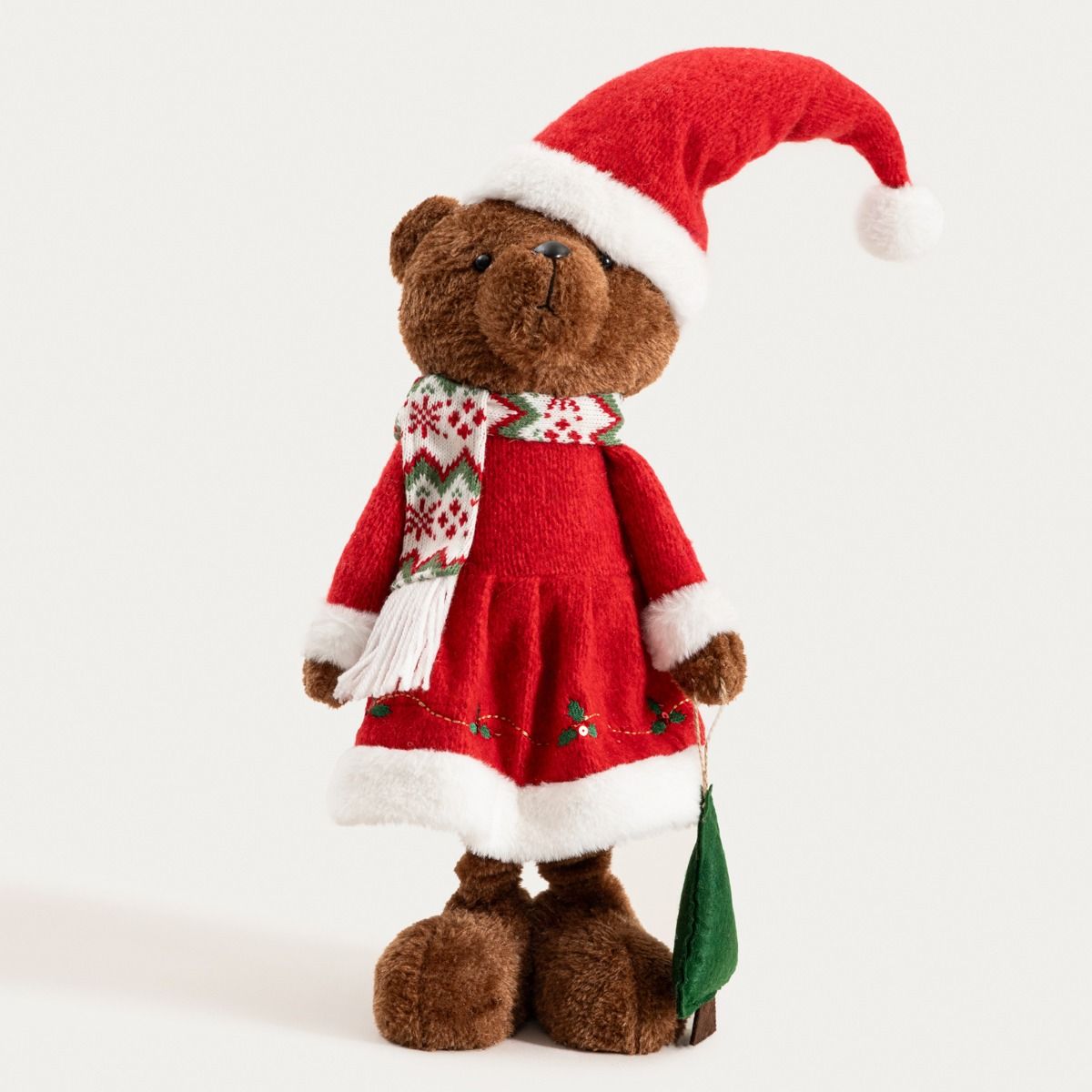 Skrzat NIKX pani miś w czerwonej sukience 47 cm