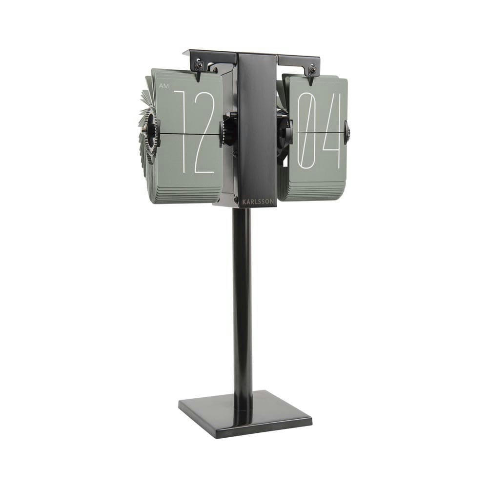 NO CASE - Horloge sur pied gris 21x14cm