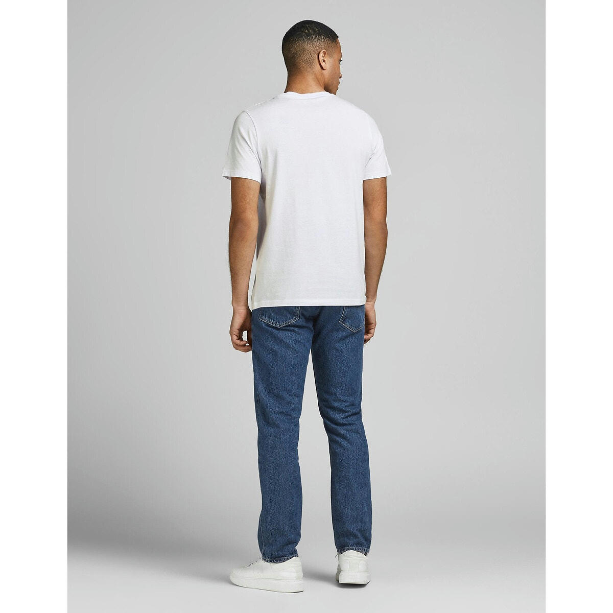 T-shirt col rond manches courtes imprimé devant