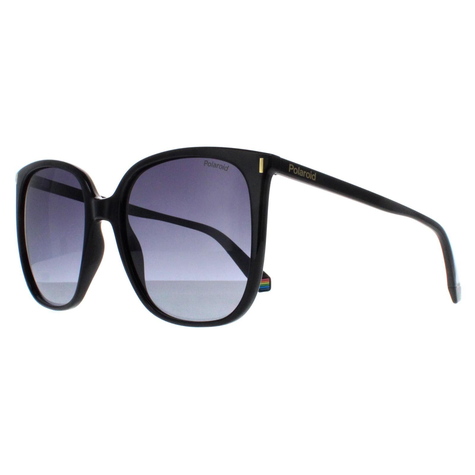 Polaroid Square Black Grey Gradient Polarized PLD 6218/S