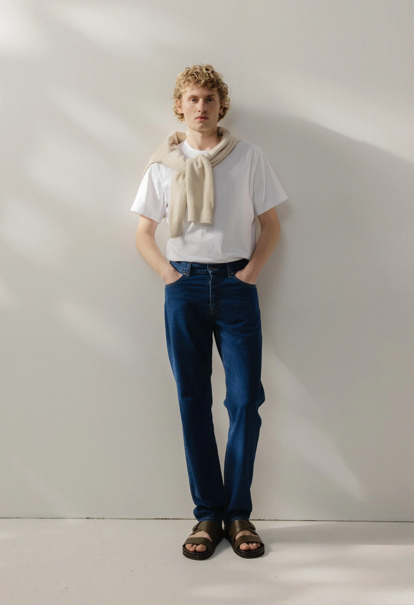 John Mid Straight - Stone Indigo