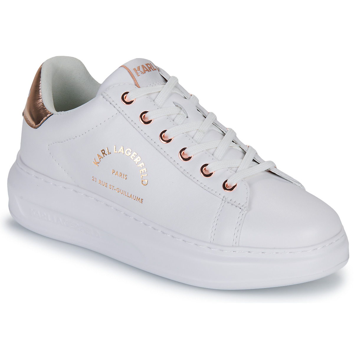Karl Lagerfeld - KAPRI Maison Karl Lace - White / Pink / Gold