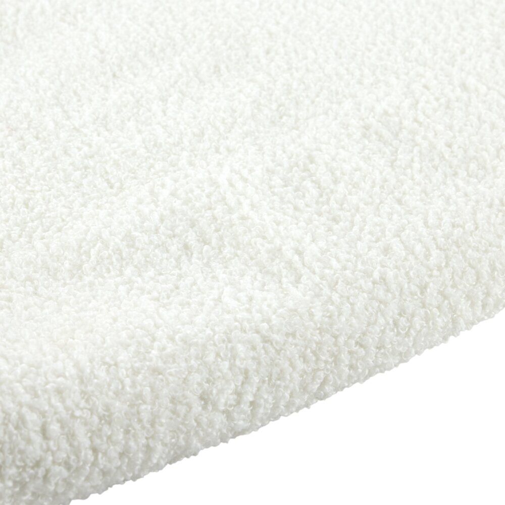 Plaid tissu bouclette gris 130x160cm