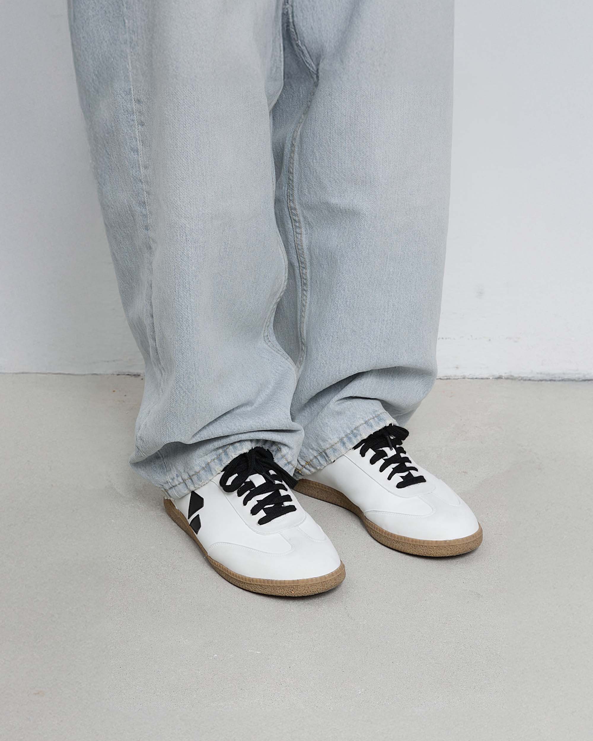 BOHEMA - Brava Sneakers Czarne, ze skóry roślinnej, męskie