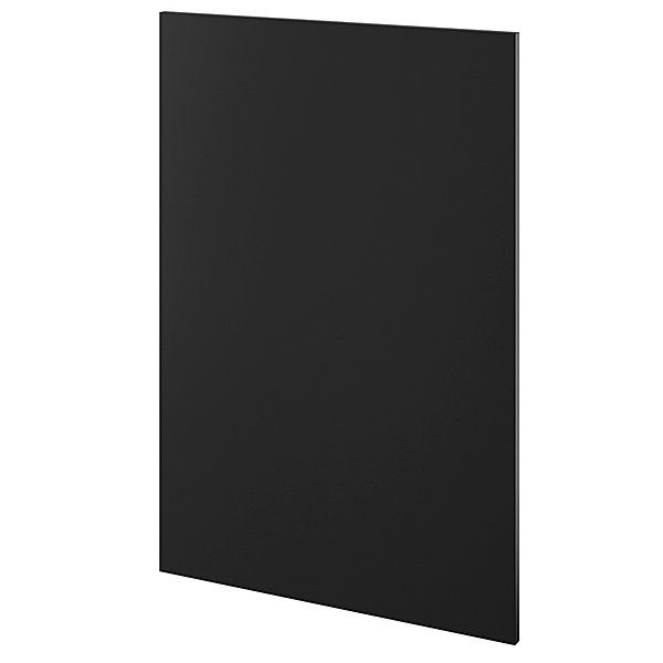 Joue de finition Goodhome Stevia noir mat H. 93,4 cm x l. 64 cm x ép. 18 mm
