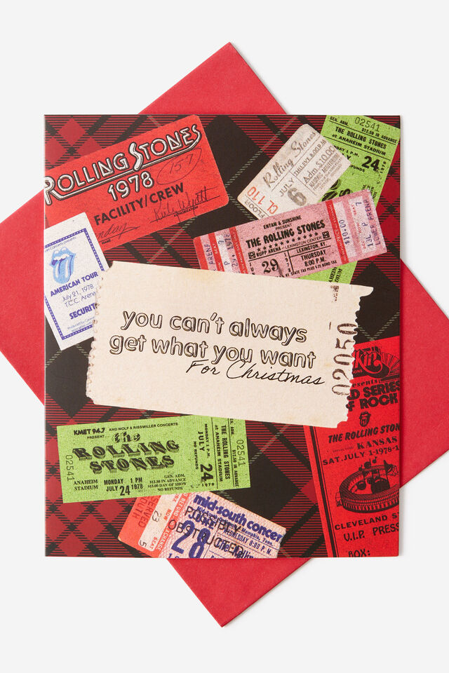 Rolling Stones Christmas Card